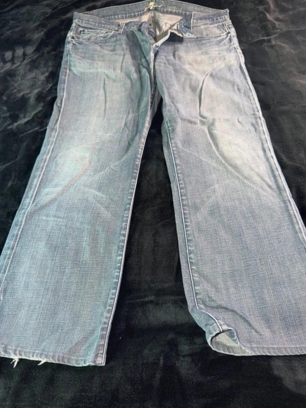 7 for all mankind 38/30 Men’s Bootcut Light Wash Blue Jeans Vintage Y2K